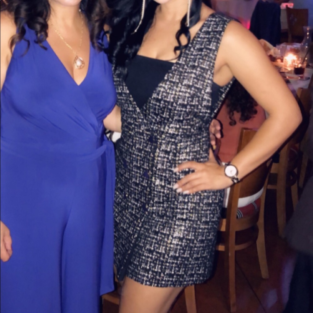 Cute couture Zara plaid blazer dress